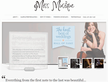 Tablet Screenshot of missmusique.com